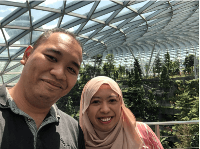 Success couple Hamidah and Elfian